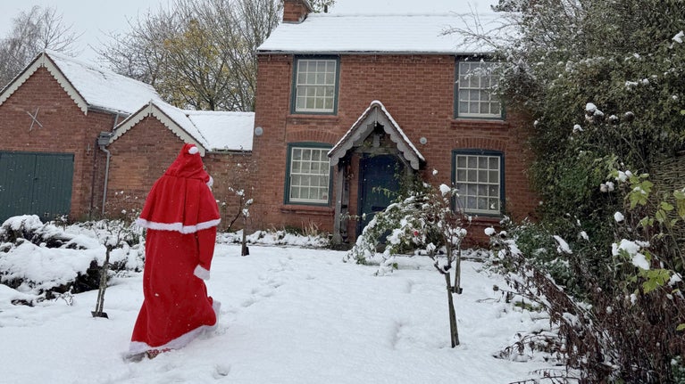 Father Christmas at Elgar's Cottage